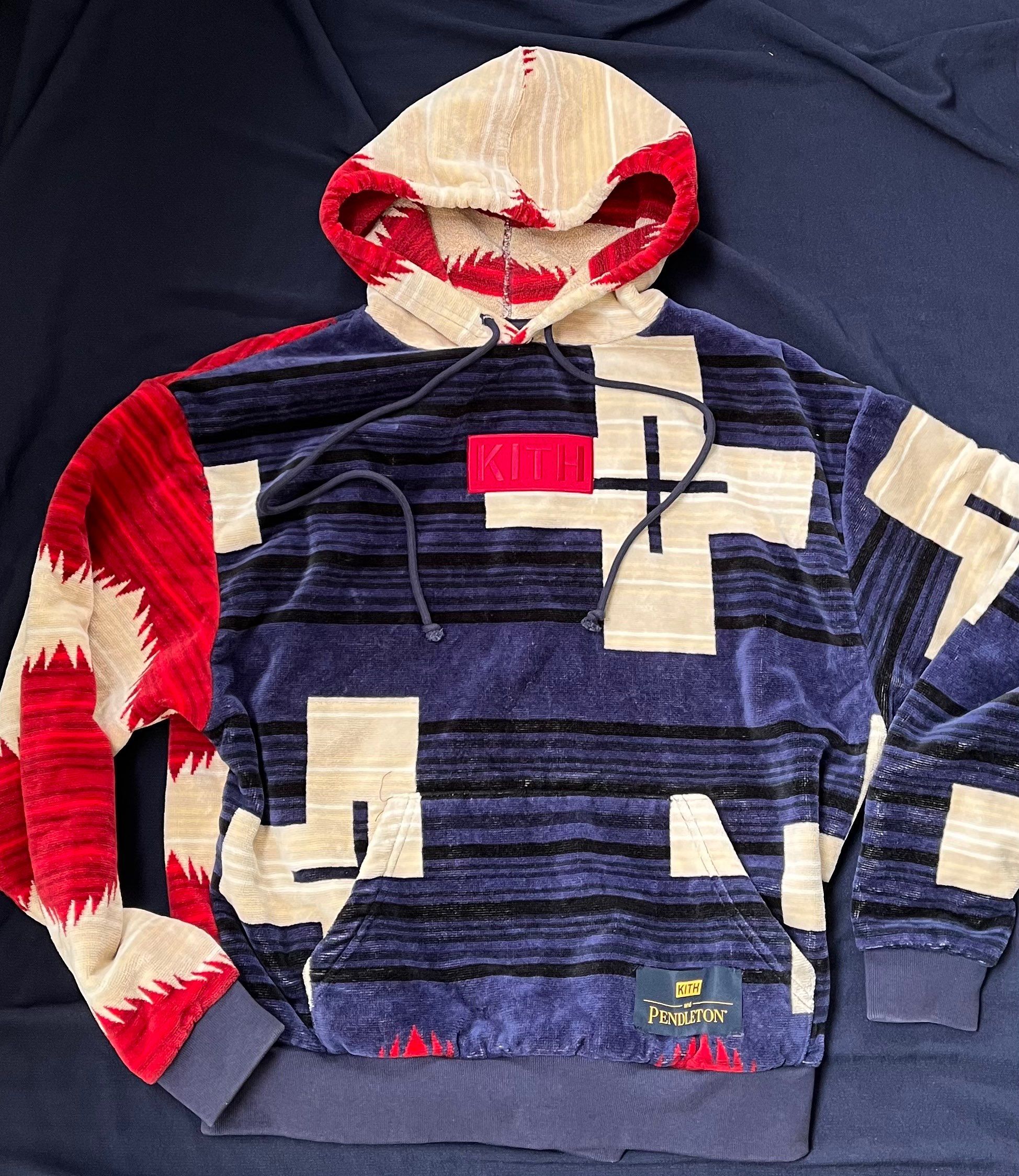KITH Pendleton Terry Williams Hoodie "Navy"