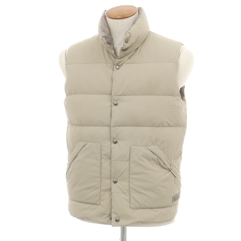 【中古】タトラス TATRAS リバーシブル ナイロン ダウンベスト サンドベージュxアッシュブラウン【サイズ2】【メンズ】