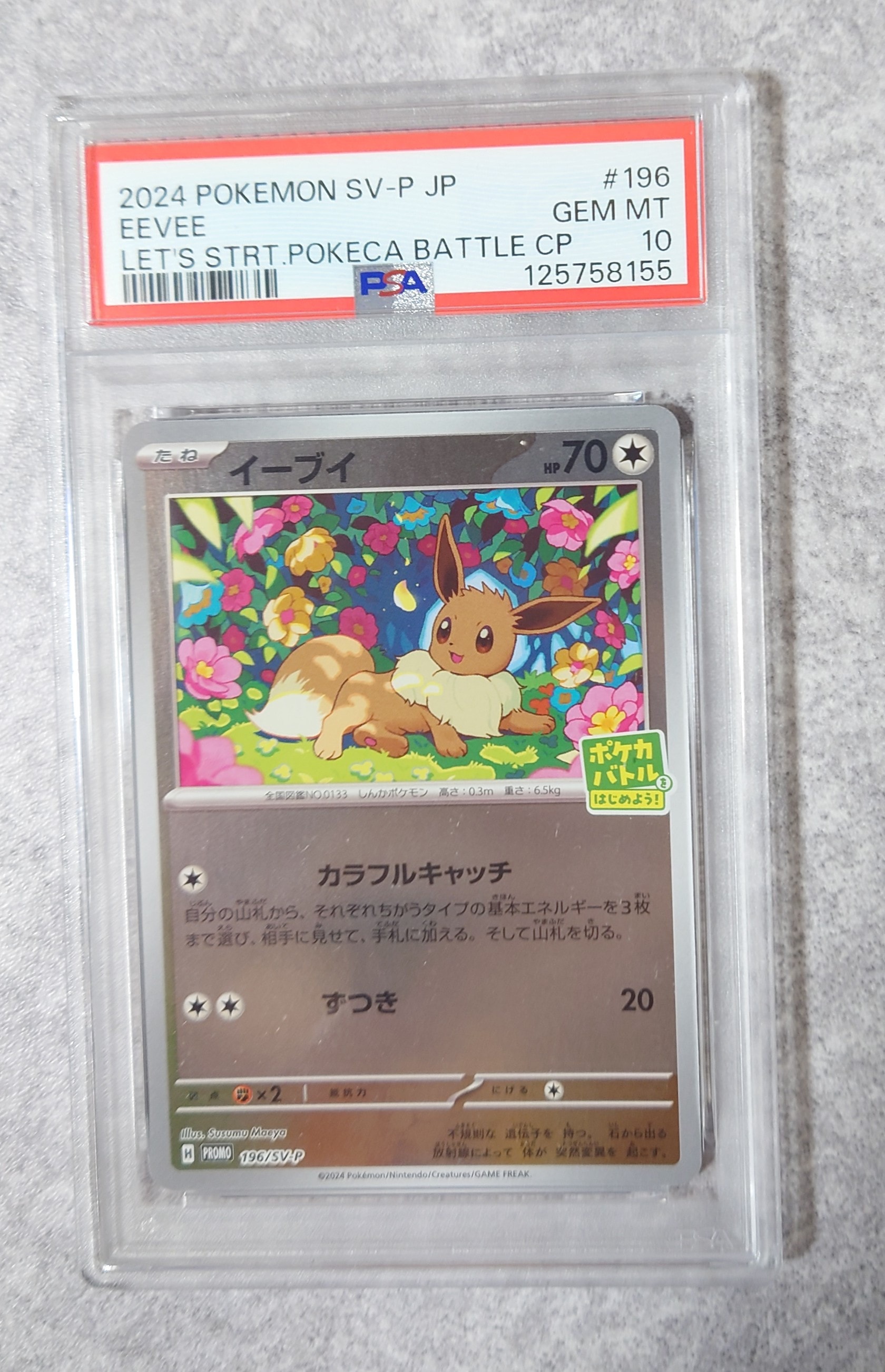 イーブイ P [SV-P-SM 196](プロモカードパック「ポケカバトルをはじめよう!キャンペーン」)