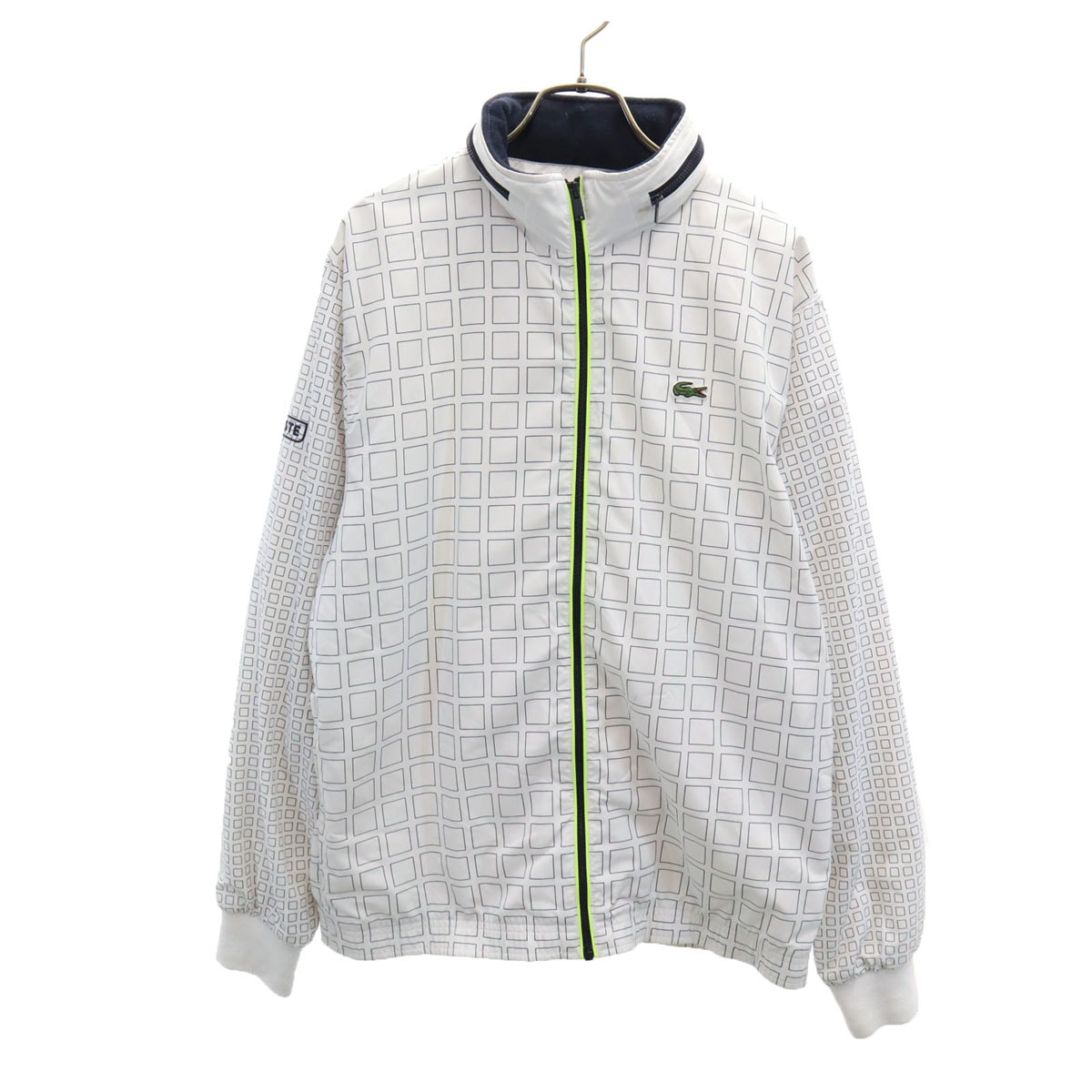 LACOSTE SPORT ラコステ スポーツ 総柄 ジャケット 4 ホワイト