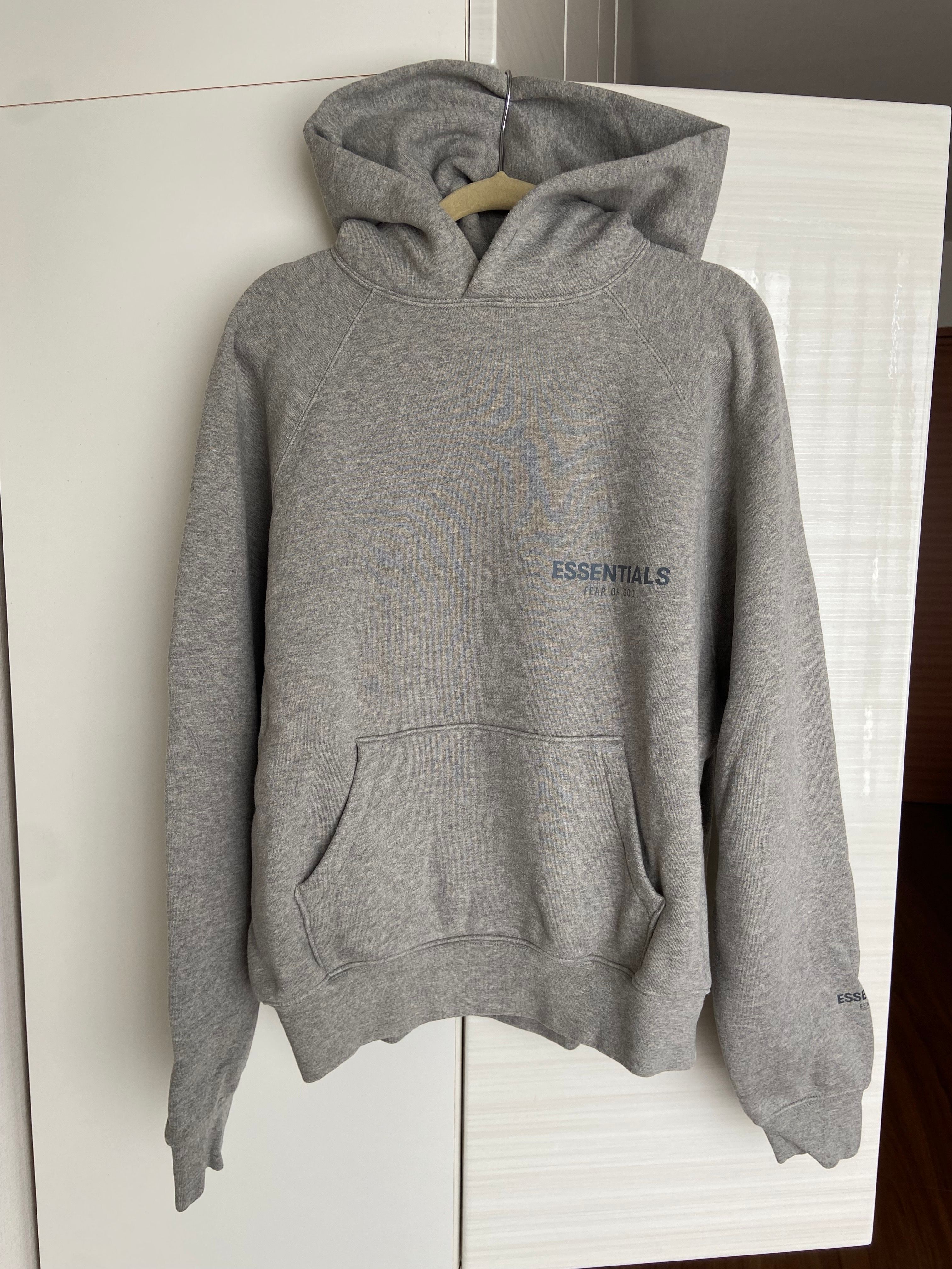 FEAR OF GOD ESSENTIALS PULLOVER HOODIE "Dark Heather Oatmeal"
