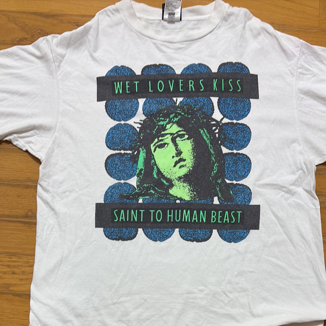 SAINT Mxxxxxx 24FW SS Tee KiSS "White"