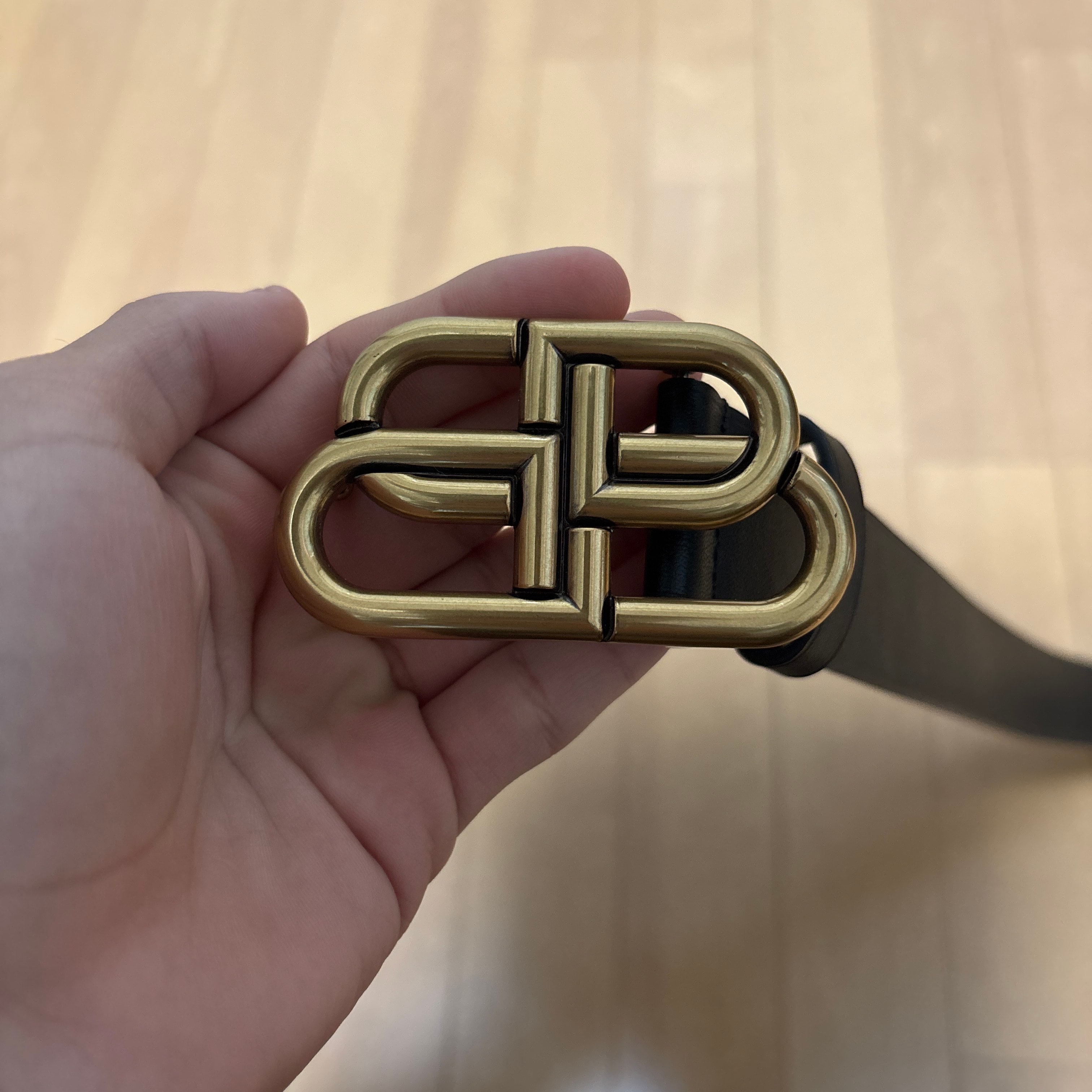 バレンシアガ　ブラックベルト