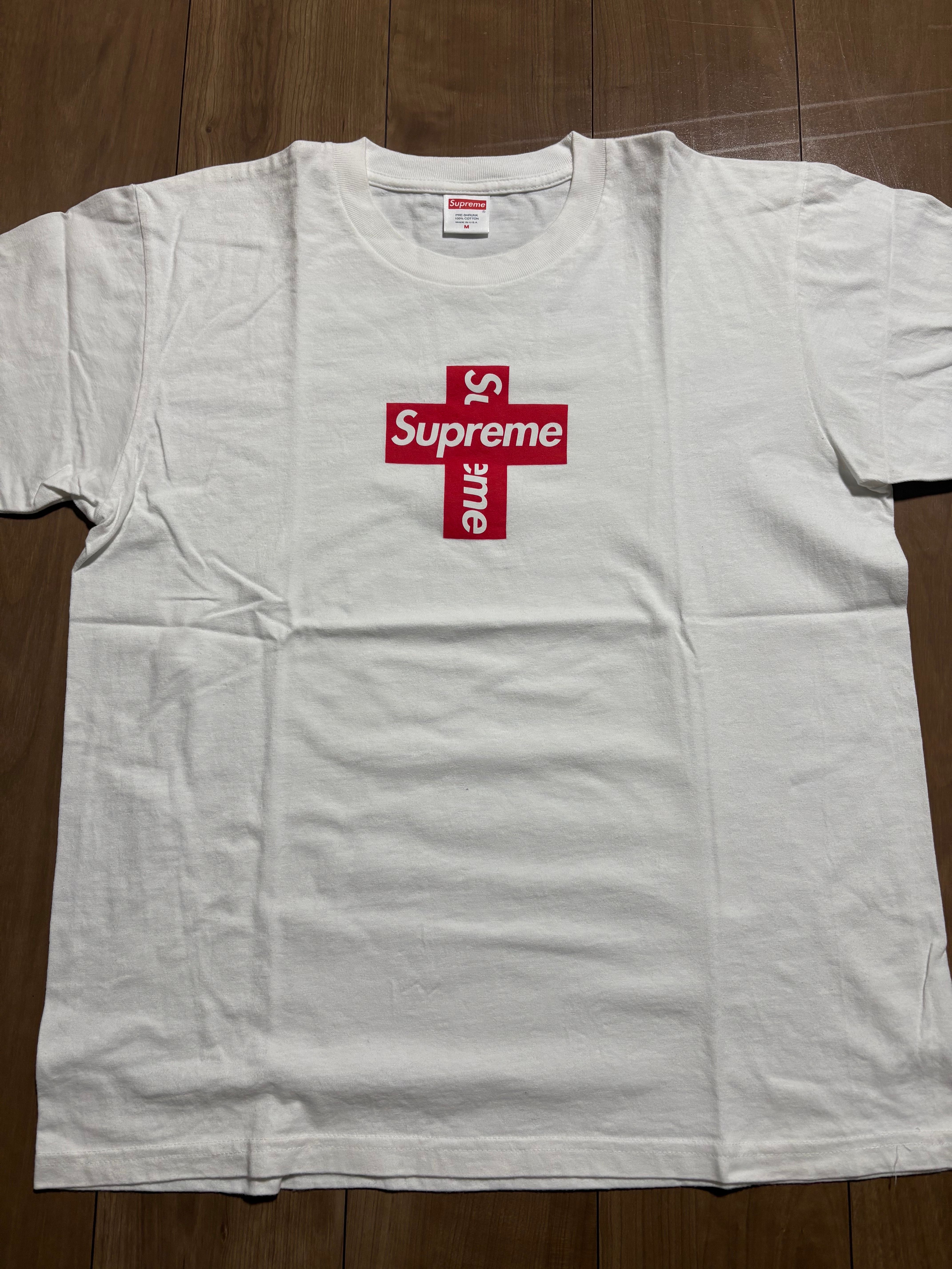 Supreme Cross Box Logo Tee "White"