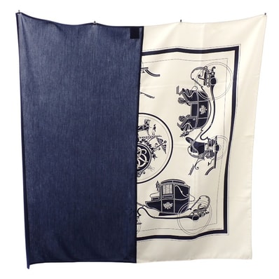 エルメス HERMES カレH ハイブリッド90 スカーフ【中古】【Aランク】