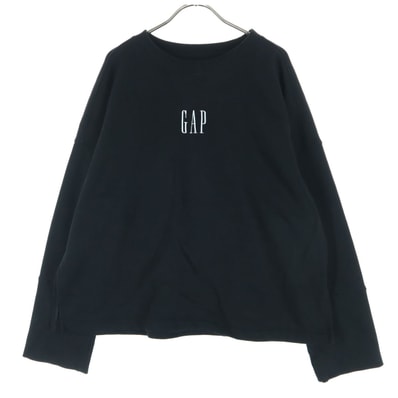 GAP ギャップ 裏起毛 長袖 スウェット S ブラック