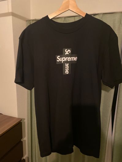 Supreme Cross Box Logo Tee "Black"