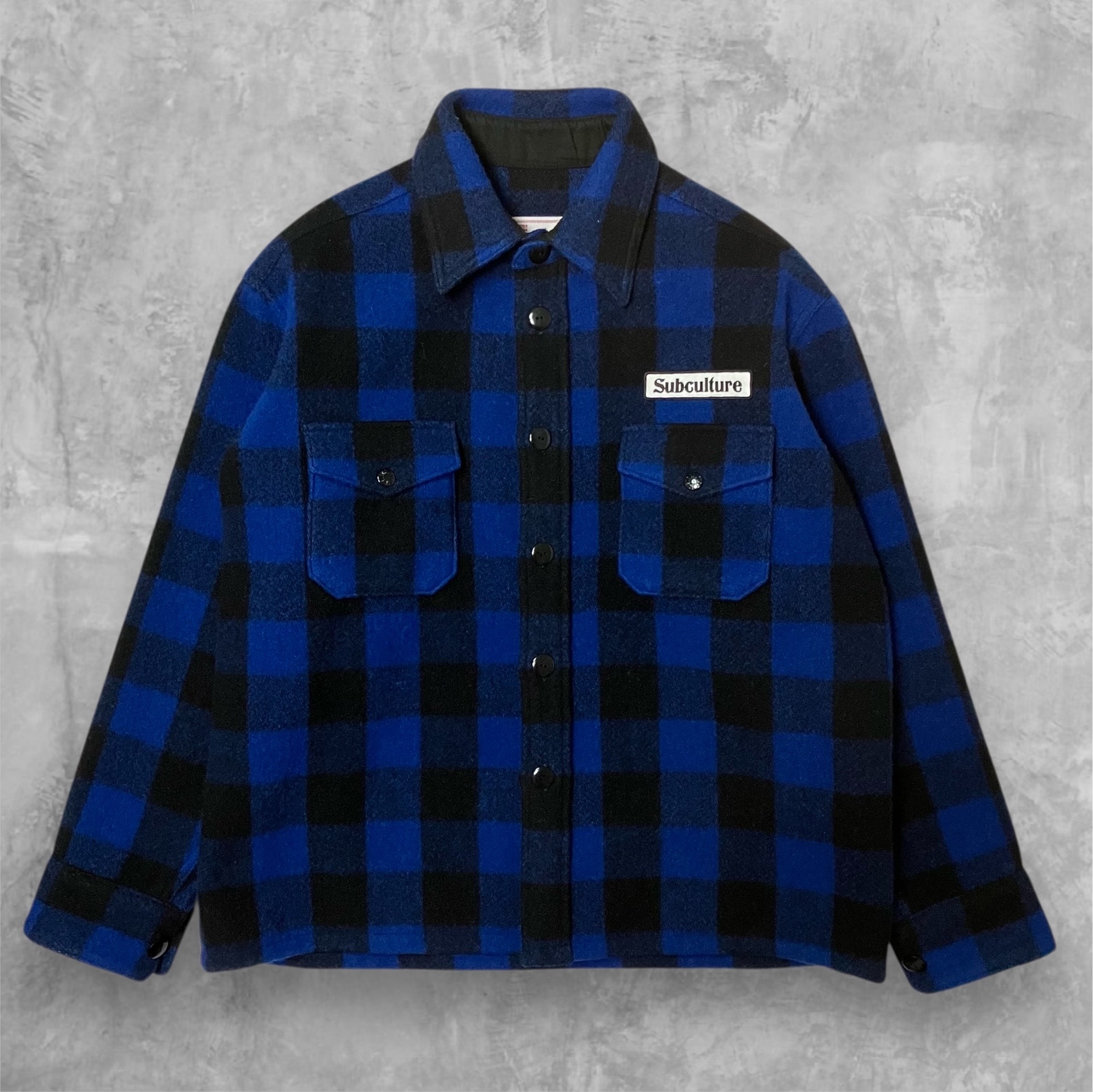 【XL】SC subculture バッファローチェックジャケットサブカルチャー SC subculture サブカルチャー バッファロー チェックジャケット