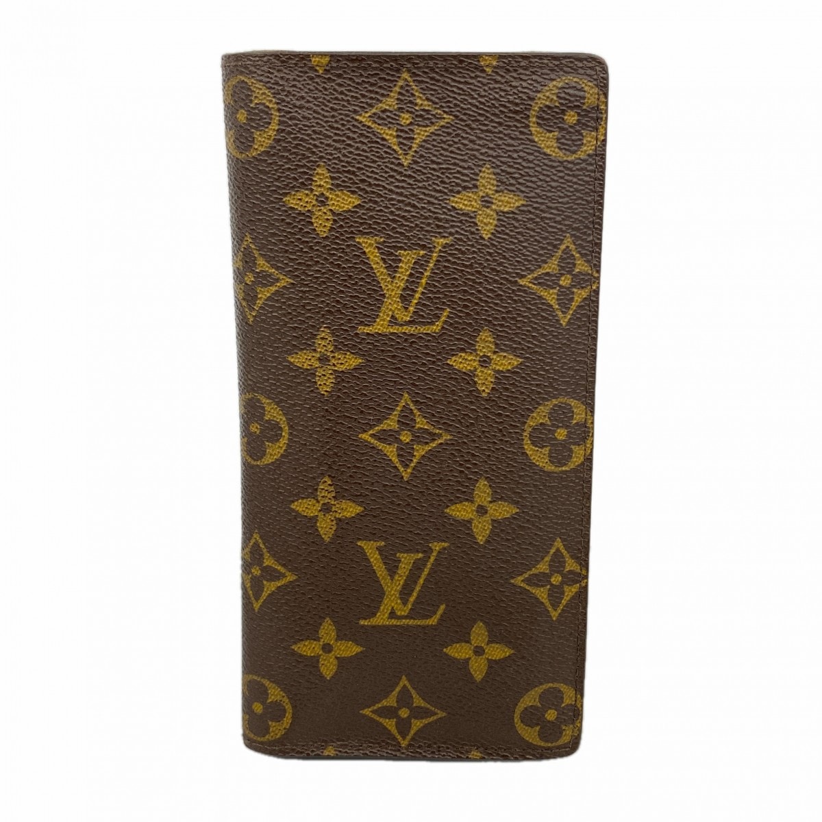 【6dd4971】ルイヴィトン 長財布 モノグラム ポルトフォイユブラザ M66540 ブラウン【中古】レディース