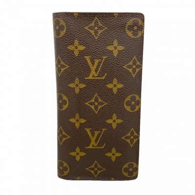 【6dd4971】ルイヴィトン 長財布 モノグラム ポルトフォイユブラザ M66540 ブラウン【中古】レディース