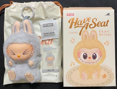 POP MART THE MONSTERS (LABUBU) Have a Seat Plush Series HEHE