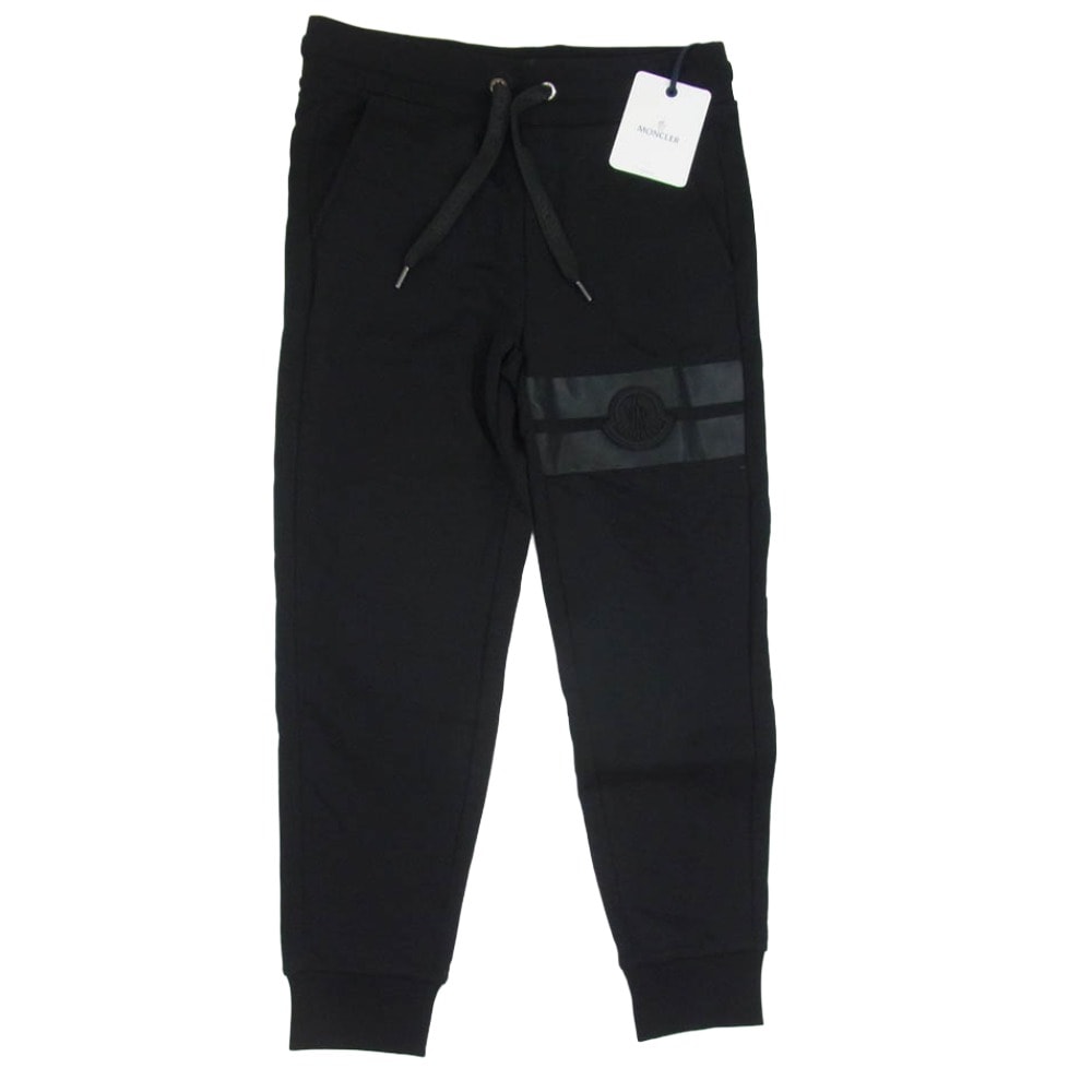 MONCLER モンクレール パンツ 21AW G20918H00002 809KR PANTALONE SWEAT BOTTOMS スウェット パンツ ブラック系 M【極上美品】【中古】