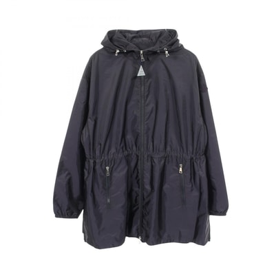モンクレール MONCLER WETE フード付き フレア 衣料品 アウター ナイロン レディース ネイビー系 【中古】