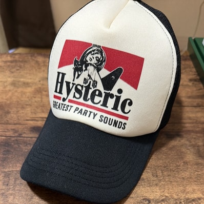 HYSTERIC GLAMOUR Guitar Girl Mesh Cap "Black" 02233QH05