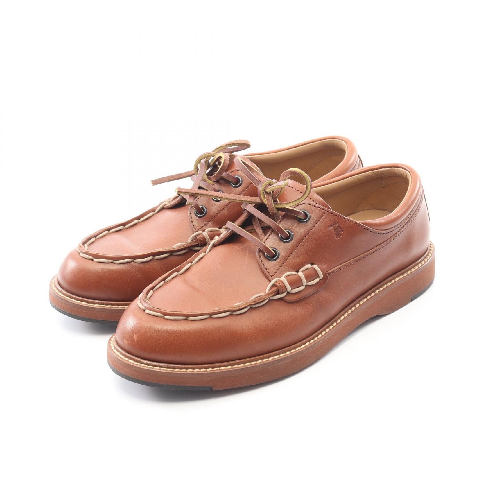 トッズ TOD'S ローファー 靴 レザー メンズ ブラウン系 【中古】