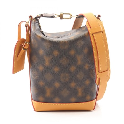 ルイ・ヴィトン LOUIS VUITTON ホーボークルーザーPM ショルダーバッグ バッグ PVCコーティングキャンバス レザー ディスイズノット・モノグラム メンズ ブラウン系 M46241 【中古】