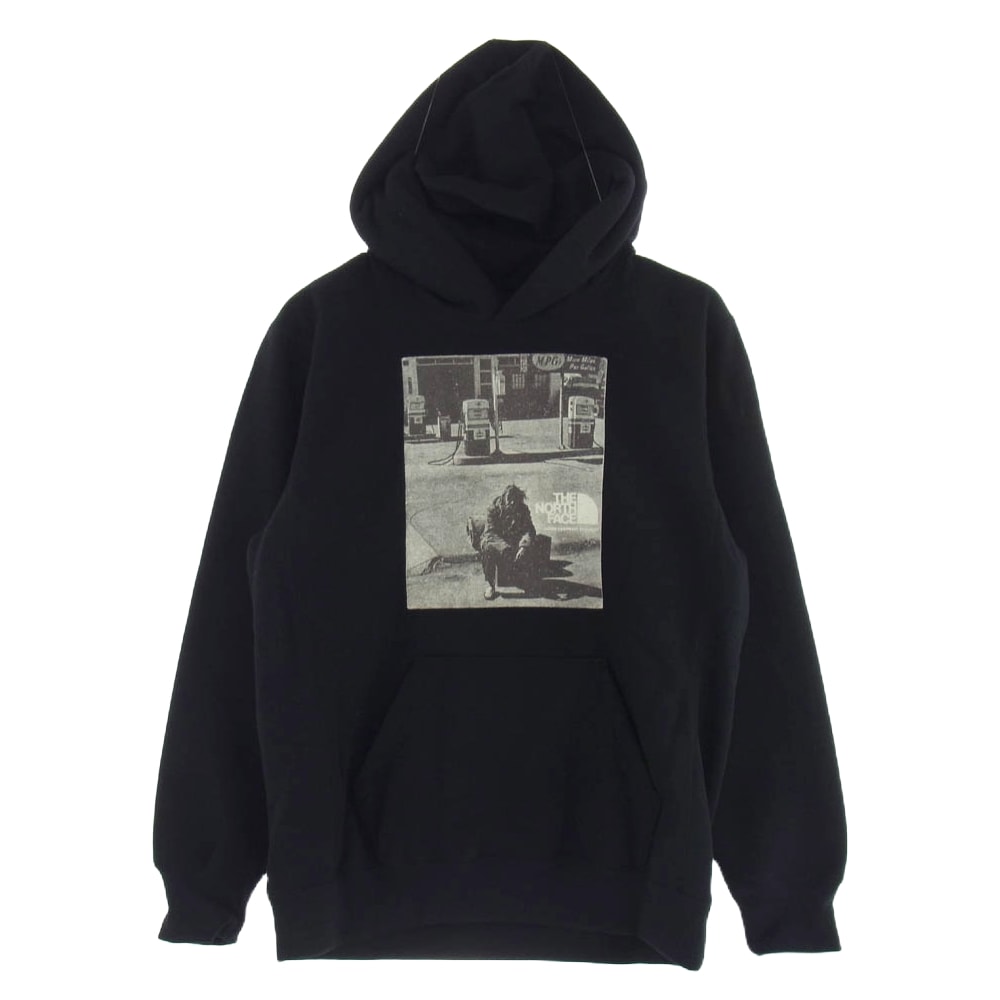 THE NORTH FACE ノースフェイス パーカー NT12063R ALTERNATIVE Hoodie プリント プルオーバー パーカー ブラック系 S【極上美品】【中古】
