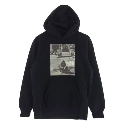 THE NORTH FACE ノースフェイス パーカー NT12063R ALTERNATIVE Hoodie プリント プルオーバー パーカー ブラック系 S【極上美品】【中古】