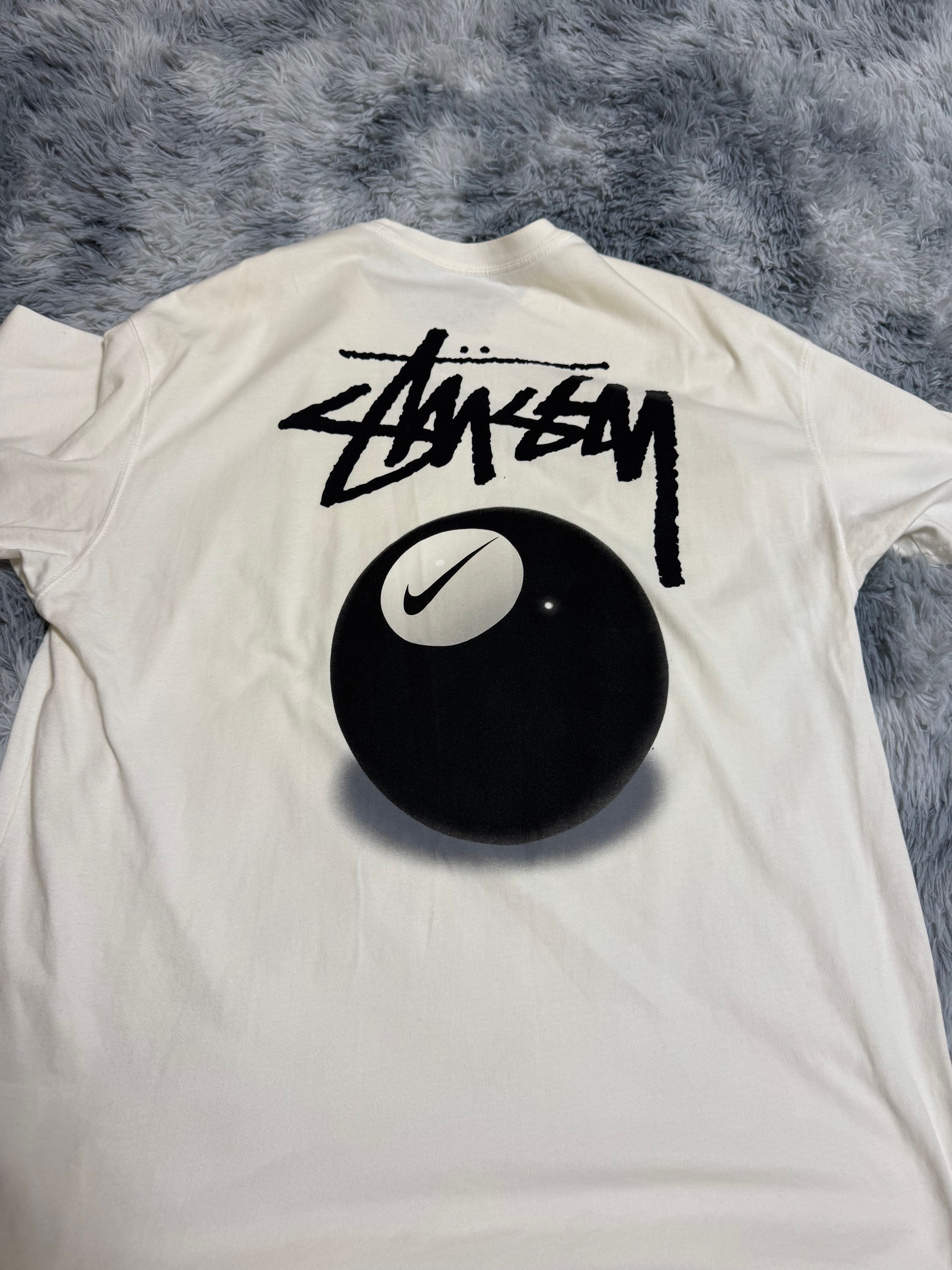 Stussy × Nike SS 8 Ball T-Shirt "White"