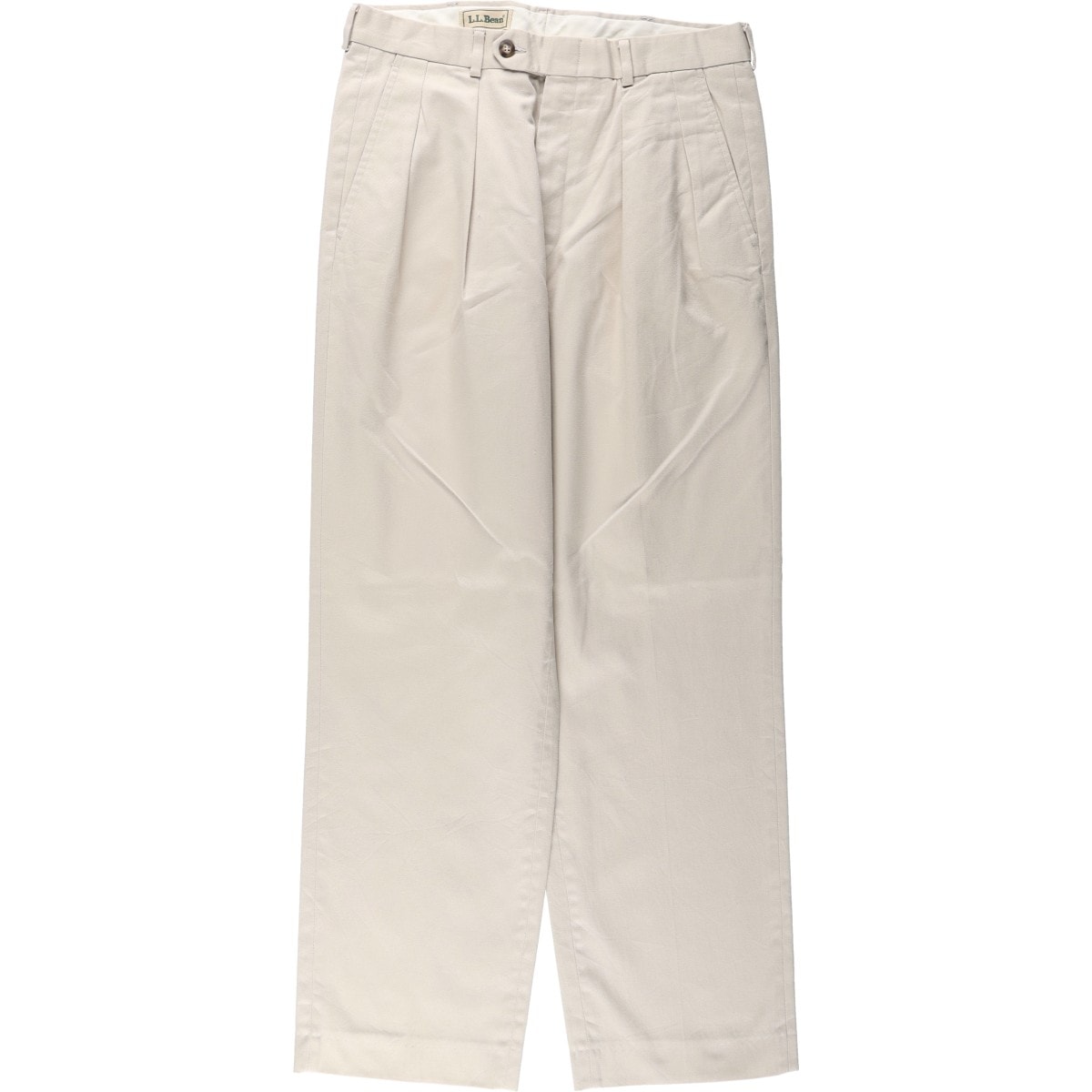 古着 エルエルビーン L.L.Bean NATURAL FIT ツータック チノパンツ USA製 メンズw31相当 ヴィンテージ/eaa666935