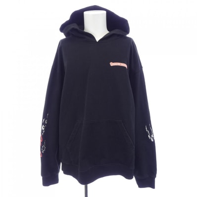 Chrome Hearts Matty Boy PPO Stay Fast Race Team Pullover Hoodie "Black"