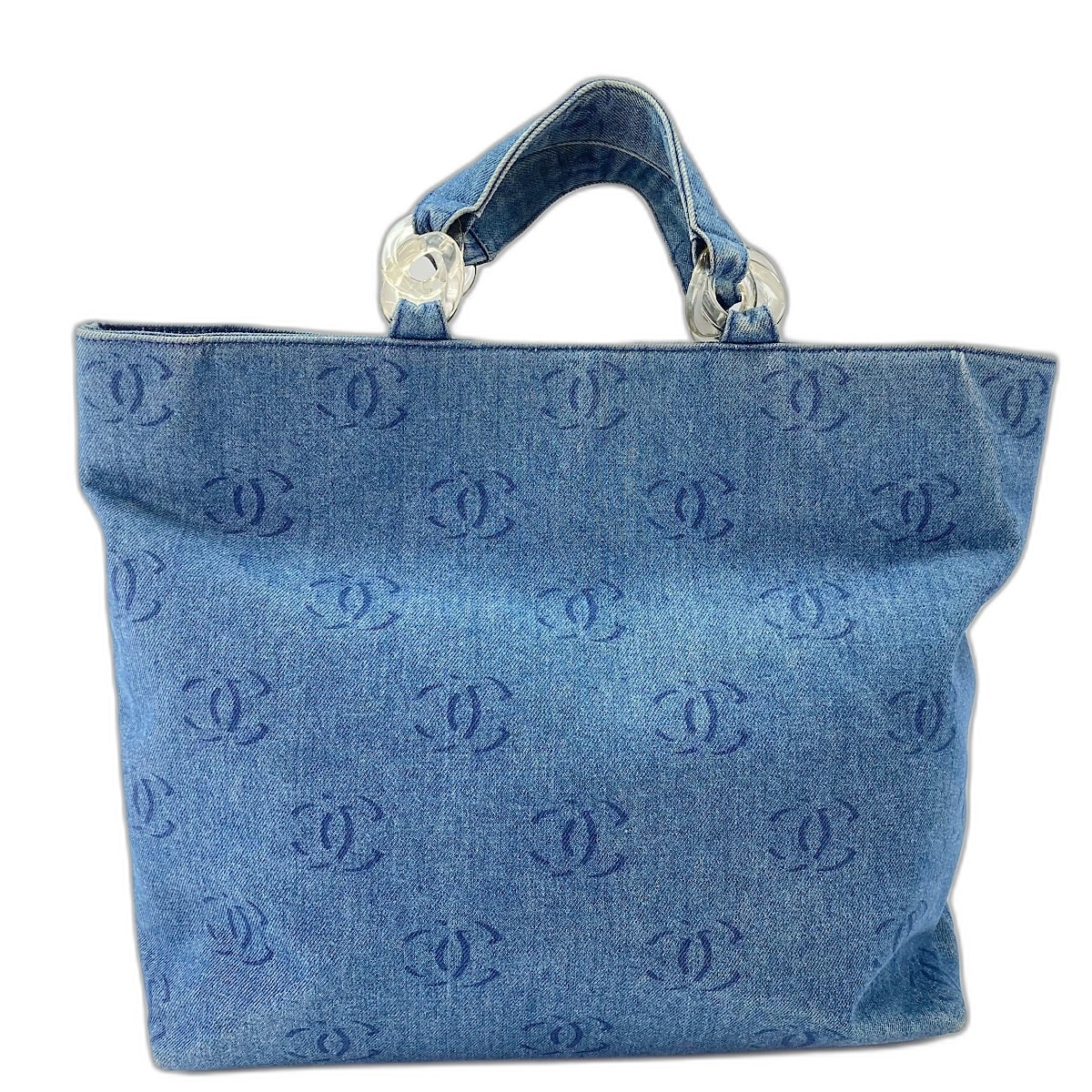 シャネル CHANEL トートバッグ デニム【中古】