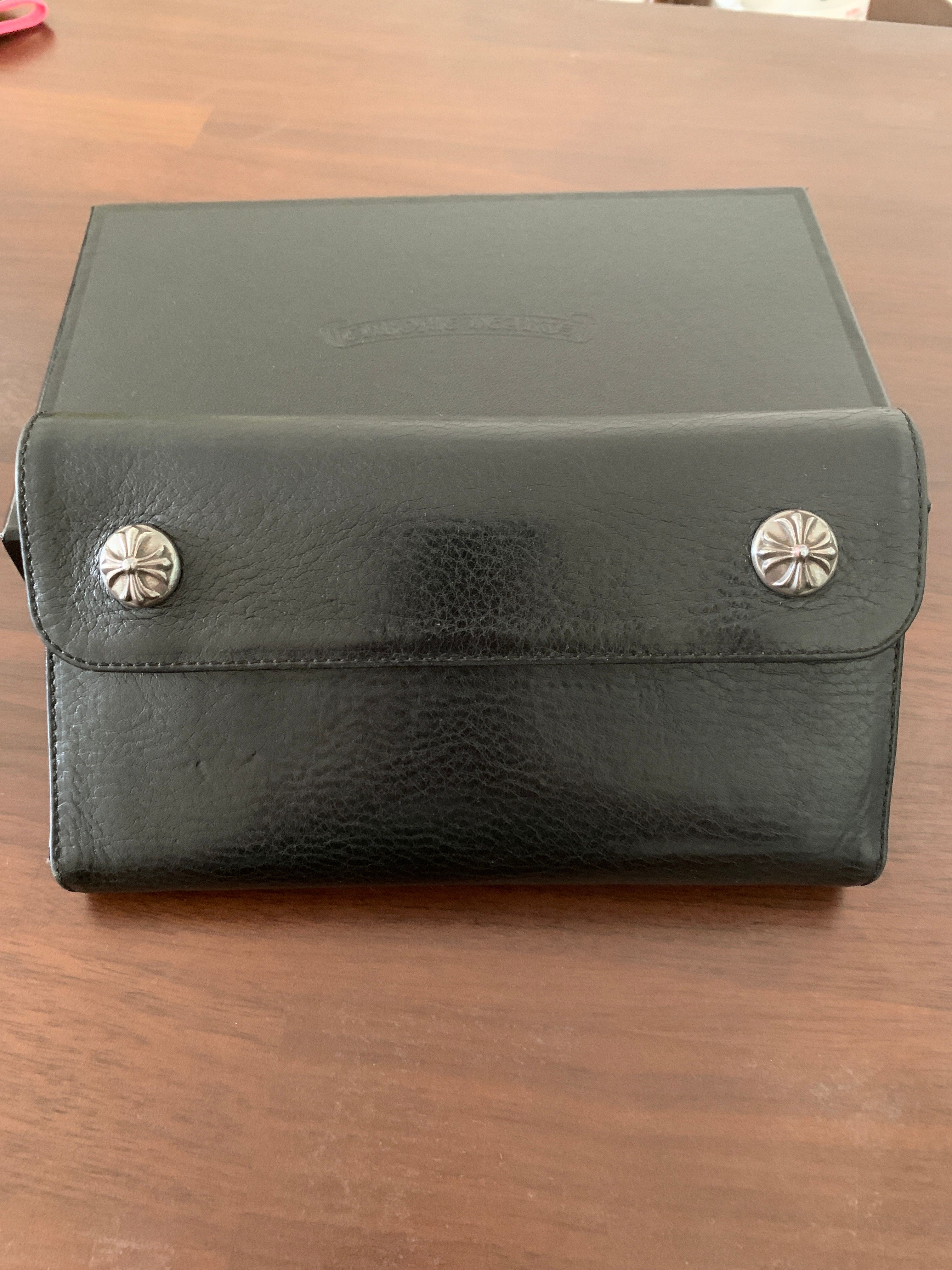 Chrome Hearts Wave Wallet Leather "Black"