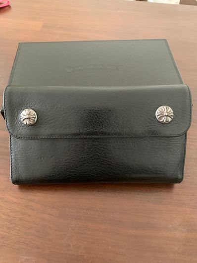 Chrome Hearts Wave Wallet Leather "Black"