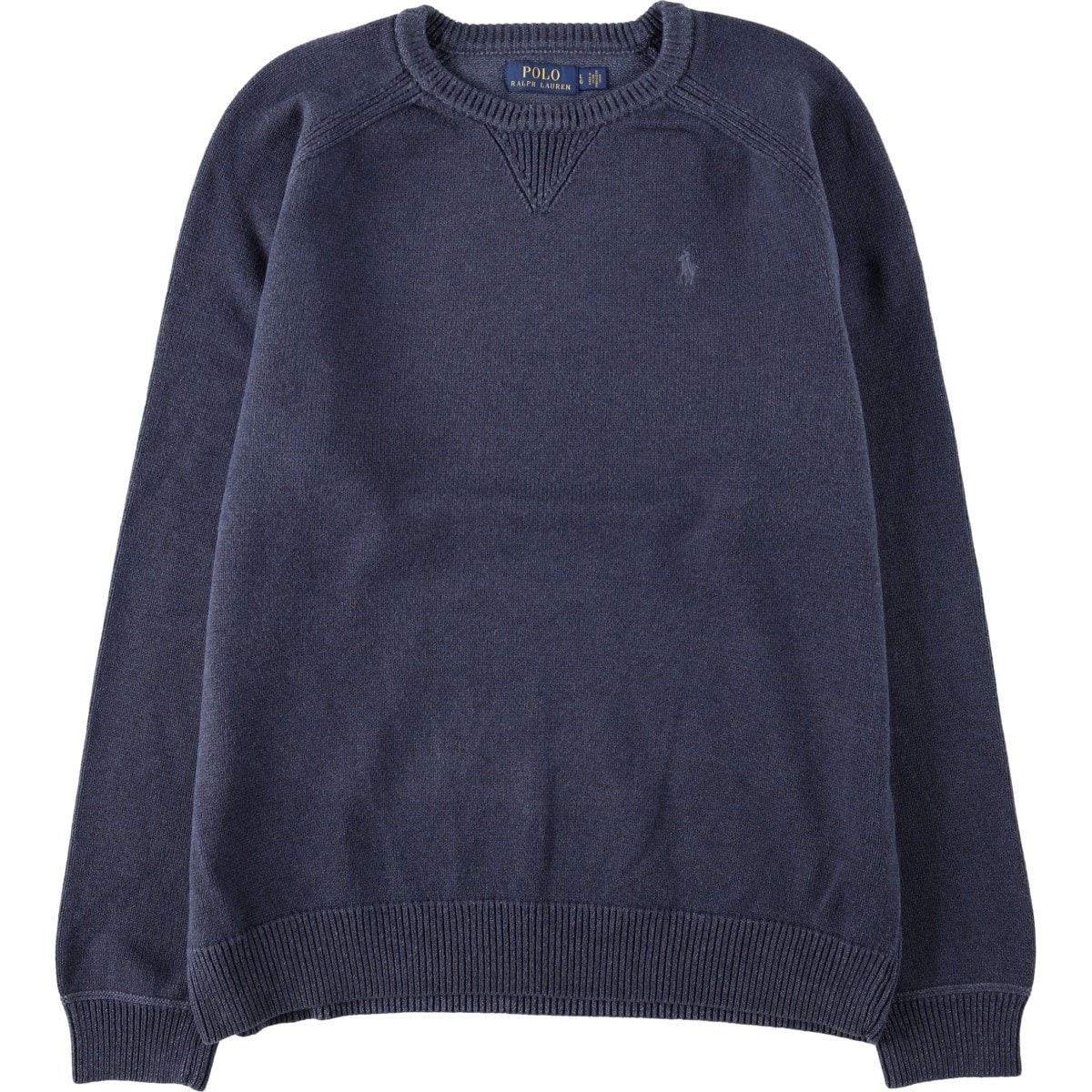 古着 ラルフローレン Ralph Lauren POLO RALPH LAUREN コットンニットセーター メンズL相当/eaa682361
