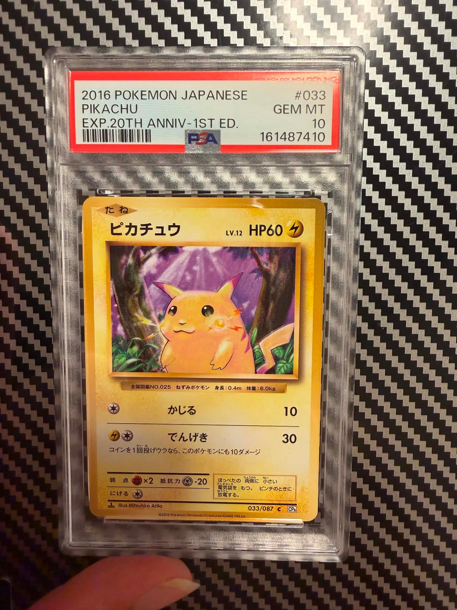 ピカチュウ C :1ED [CP6 033/087](コンセプトパック「ポケットモンスターカードゲーム 拡張パック 20th Anniversary」)