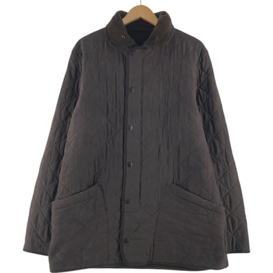 古着 00年代~ バブアー Barbour MICROFIBER POLARQUILT LONG 3ワラント 中綿入り キルティングジャケット パファージャケット メンズL相当/eaa558782