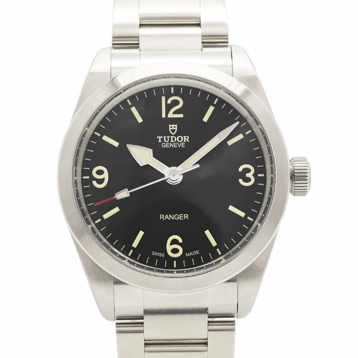 ★SALE【6wcd0327】チュードル レンジャー 79930 黒文字盤【中古】腕時計 メンズ