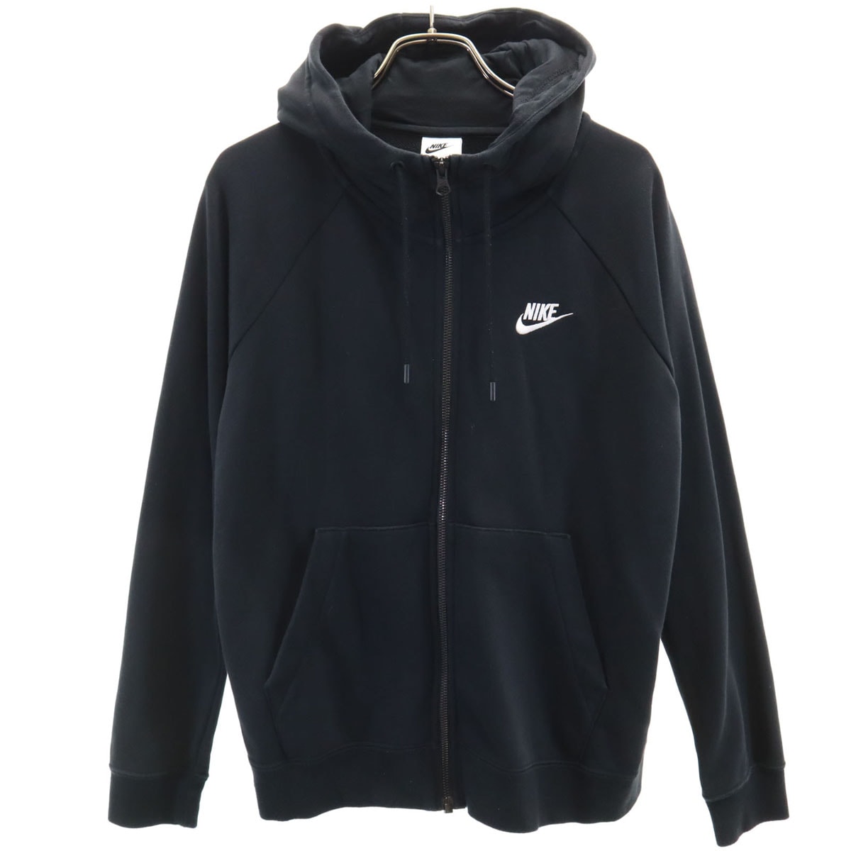 NIKE ナイキ 長袖 スウェット ジップパーカー M ブラック