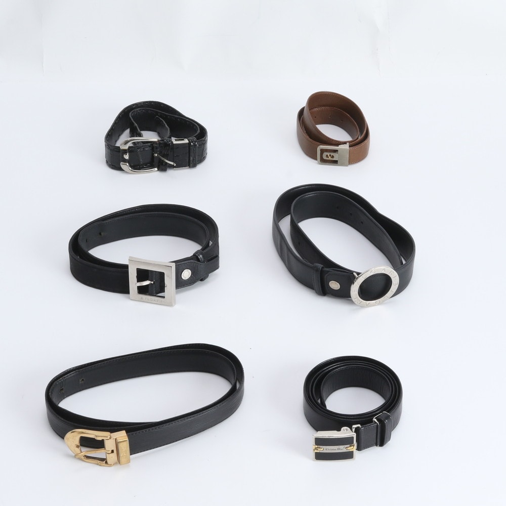 ルイヴィトン ■まとめ 6点 セット■ディオール ブルガリ などベルト