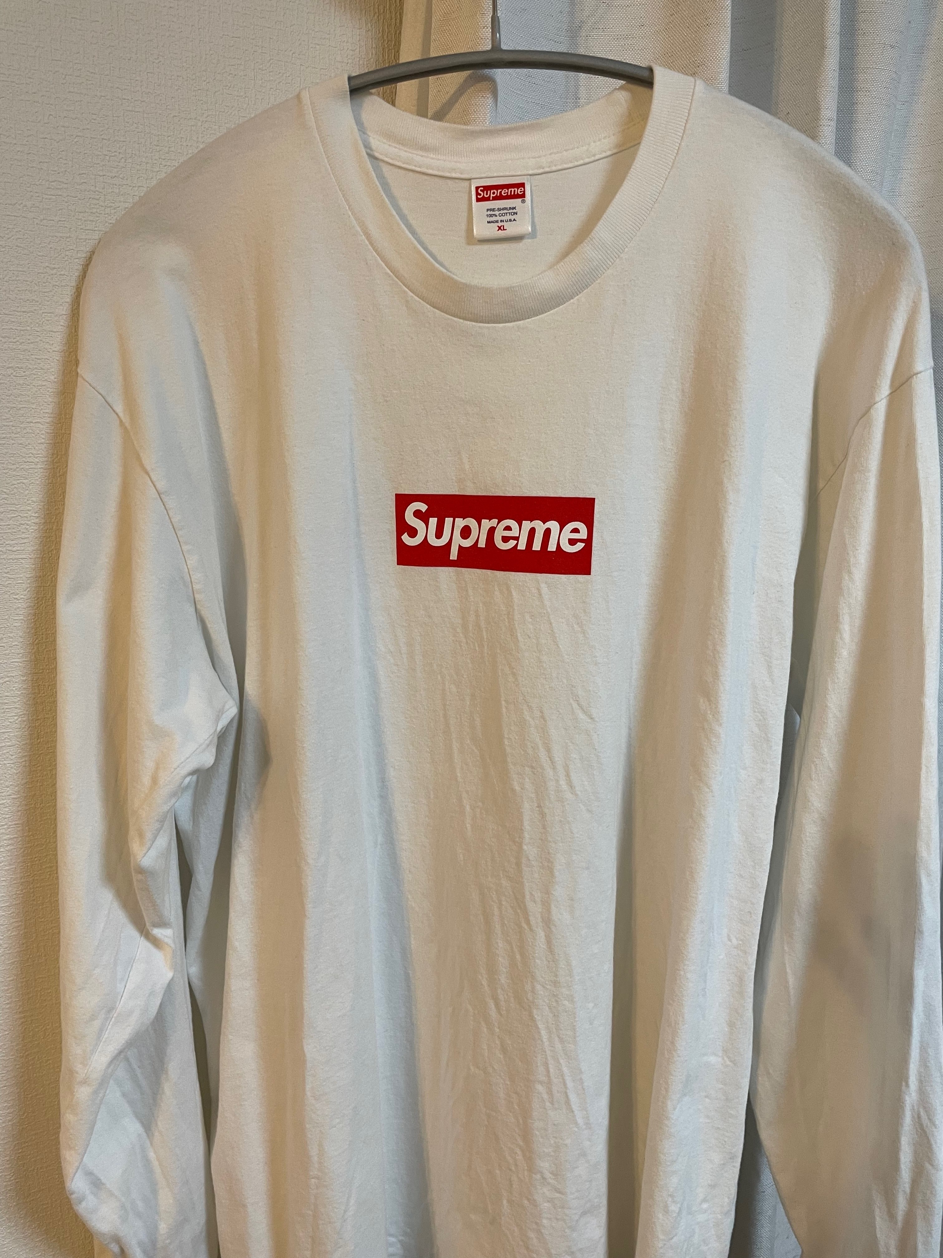Supreme Box Logo L/S Tee "White"