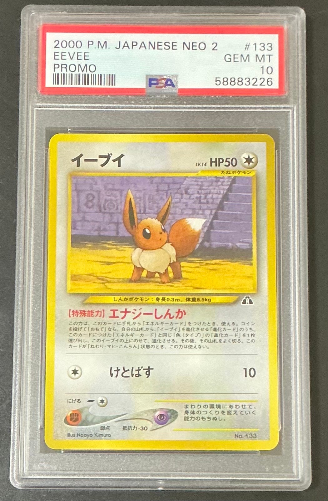 イーブイプレミアムファイル2: 旧裏[neoP2 No.133](プレミアムファイル2)
