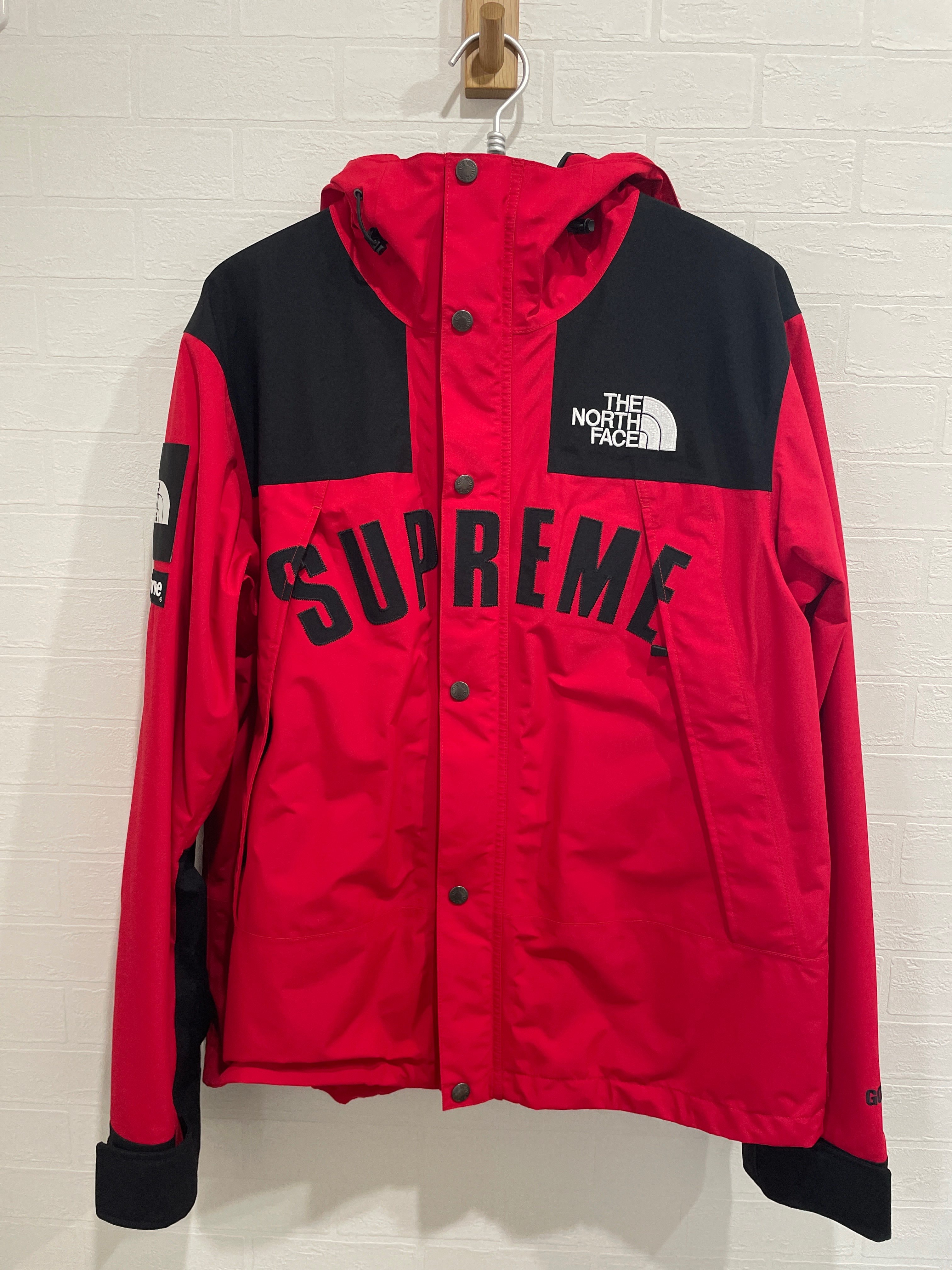 Supreme x The North Face Arc Logo Mountain Parka "Red"
