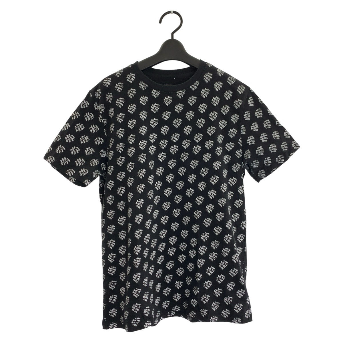 ANTI SOCIAL SOCIAL CLUB アンチソーシャルソーシャルクラブ サイズL ブラック 黒 コットン 半袖Tシャツ クルーネック 604006 【中古】