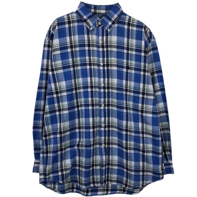 古着 ラルフローレン Ralph Lauren 長袖 ボタンダウンチェックシャツ メンズM相当/eaa661363
