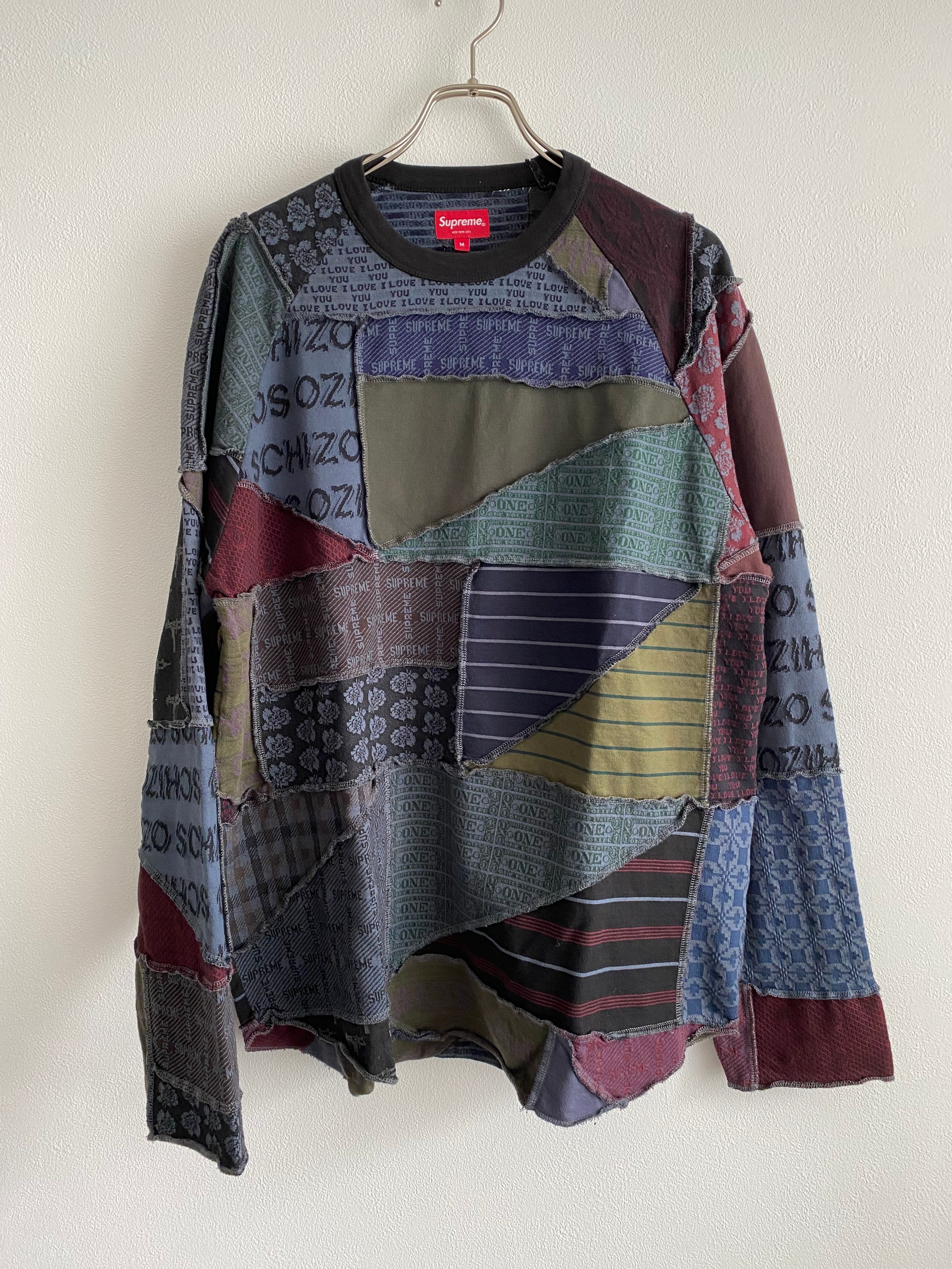 Supreme Patchwork Jacquard L/S Top "Black"