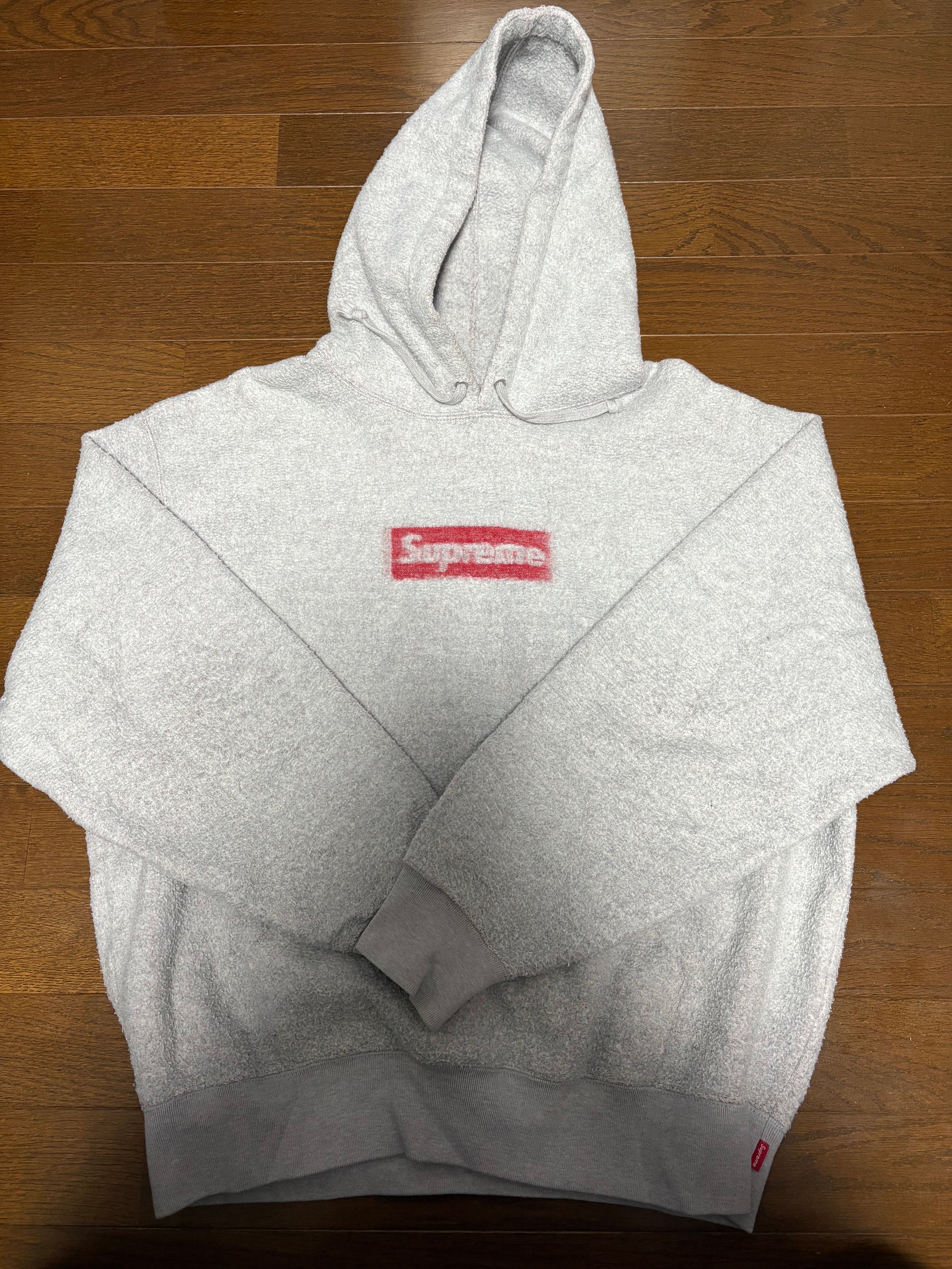 Supreme Inside Out Box Logo Hooded Sweatshirt "Heather Grey"