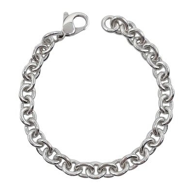 TIFFANY&Co. ティファニー ドーナツチェーン シンプル ブレスレット
バングル SV925 18cm シルバー 新品仕上済 レディース
【中古】