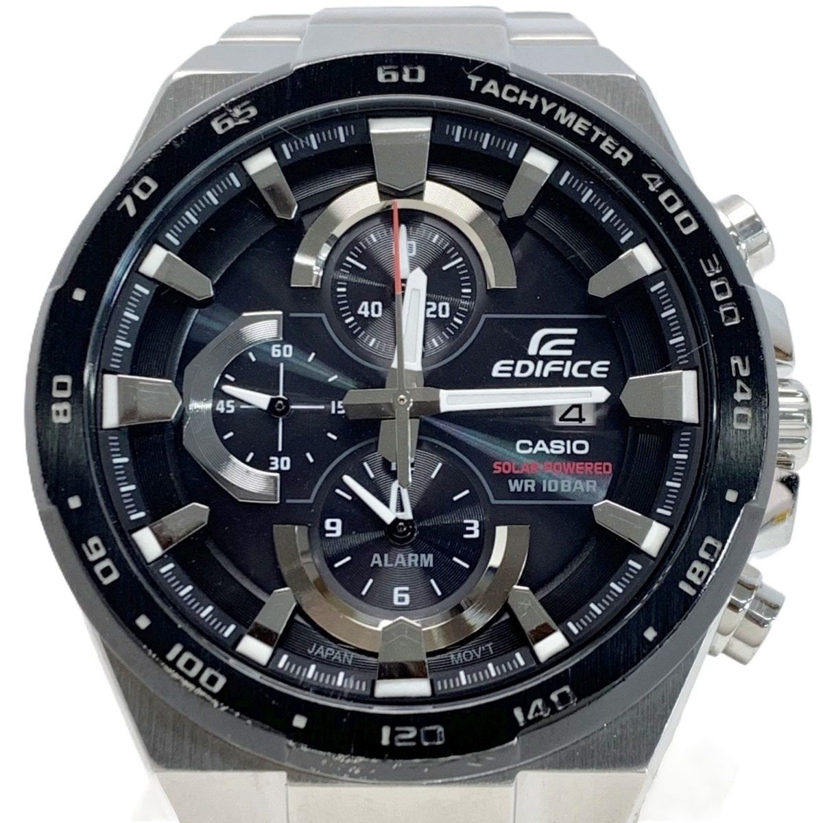 CASIO カシオ EDIFICE EFR-541SBDB-1AJF シルバー ソーラー充電 メンズ