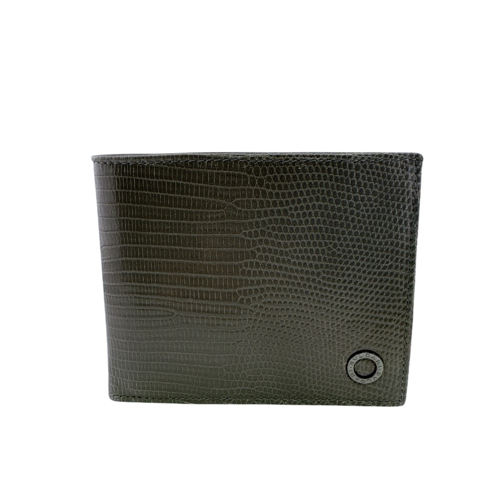 ブルガリ BVLGARI 札入れ 二つ折り財布 ブルガリマン コンパクトウォレット グレージュ