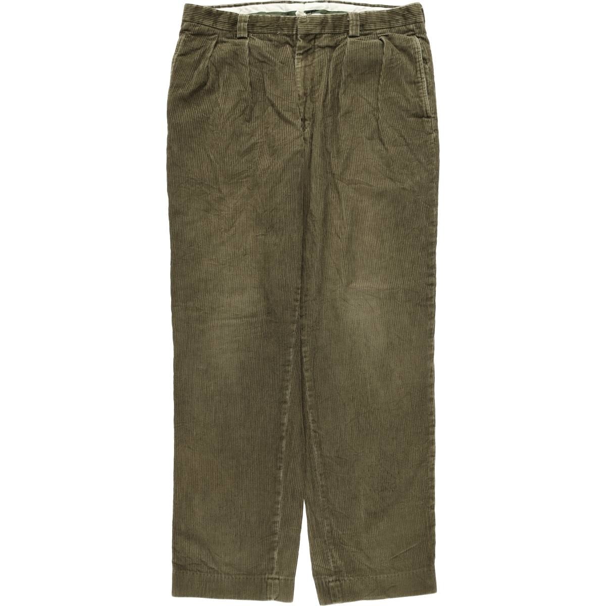 古着 ~00年代 エルエルビーン L.L.Bean 太畝 ツータック コーデュロイパンツ メンズw37相当/eaa597545