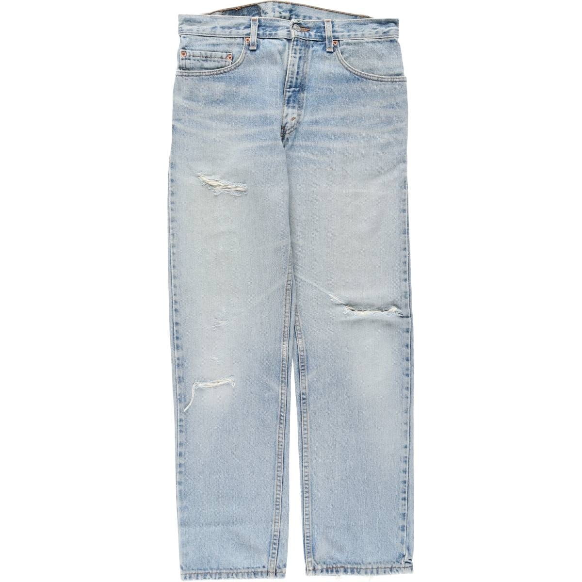 古着 00年代 リーバイス Levi's 505 REGULAR FIT STRAIGHT LEG テーパードデニムパンツ USA製 メンズw32相当/eaa645230