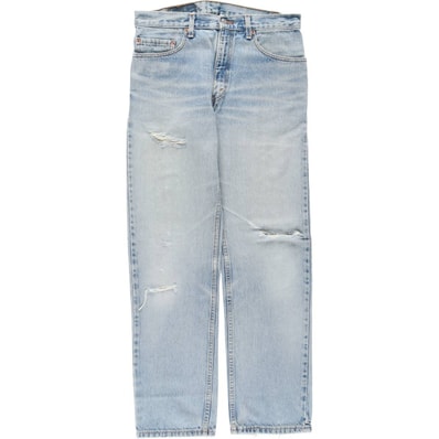 古着 00年代 リーバイス Levi's 505 REGULAR FIT STRAIGHT LEG テーパードデニムパンツ USA製 メンズw32相当/eaa645230