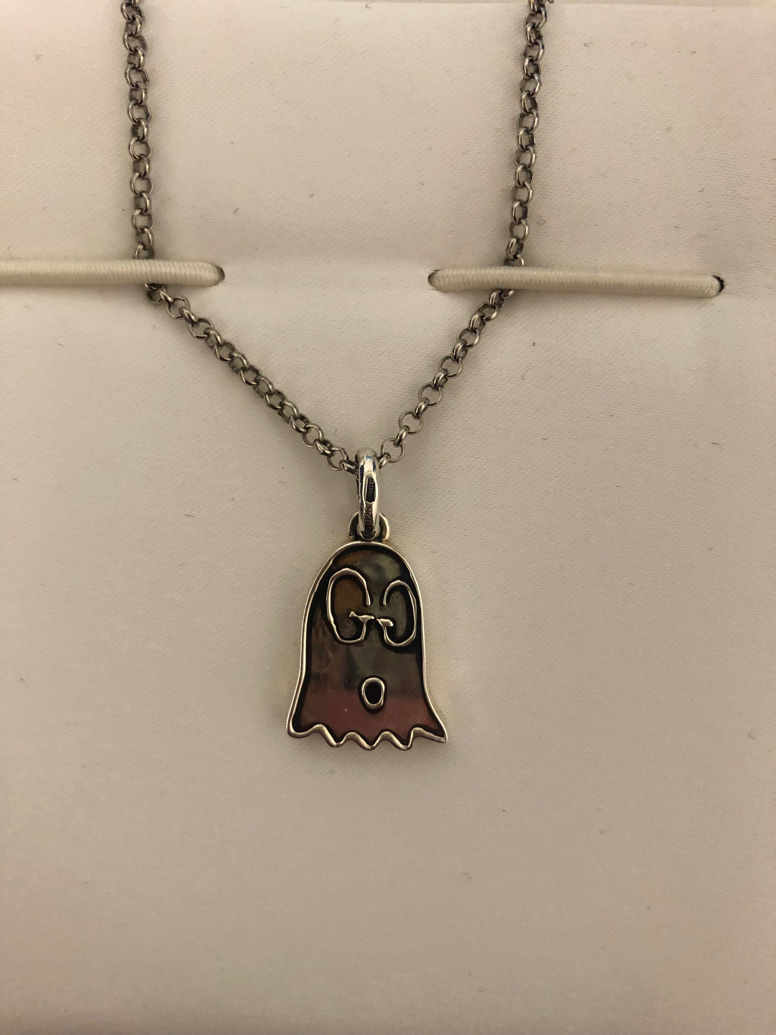 GUCCI Guccighost Necklace In Silve