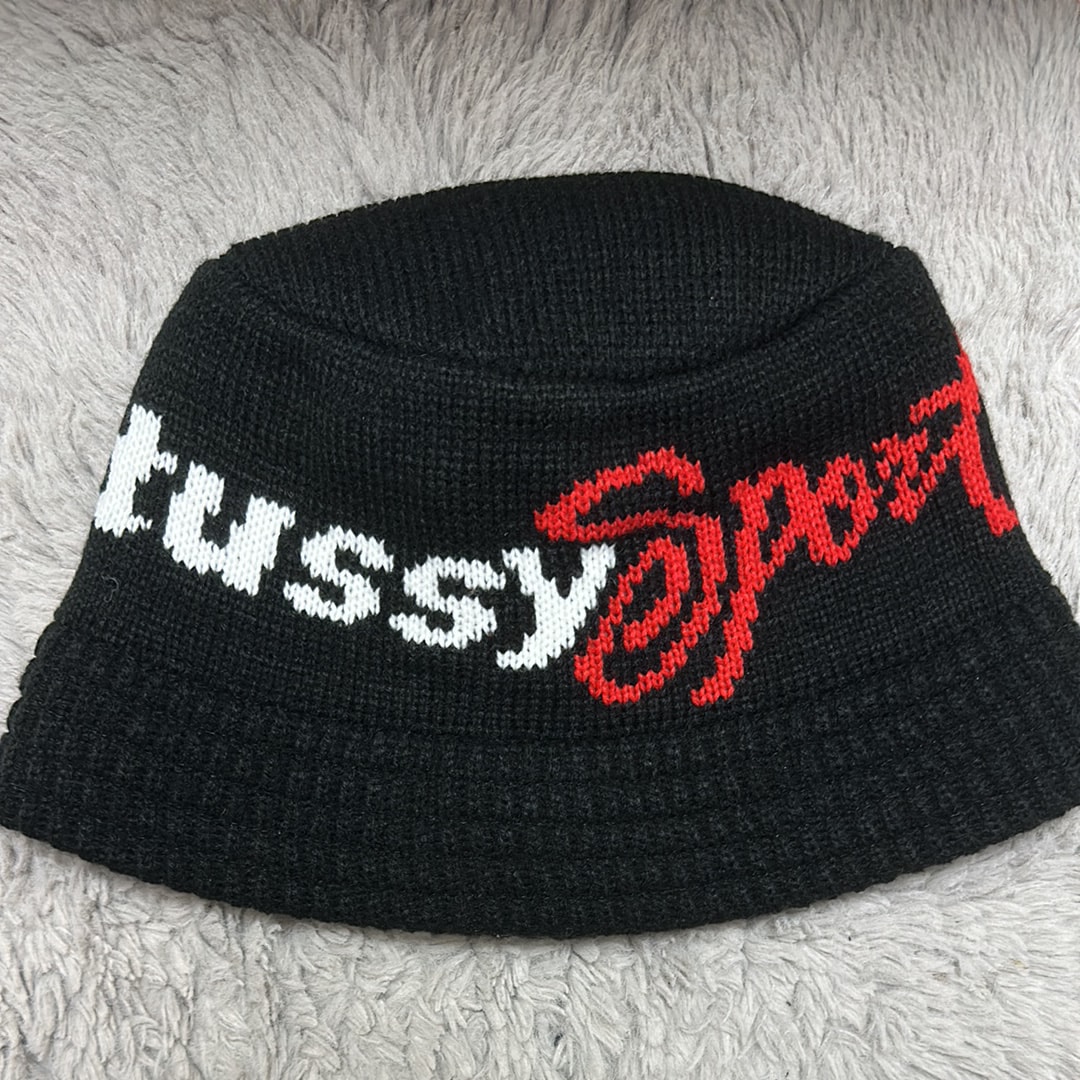 Stussy Knit Bucket Hat Stussy Sport "Black"