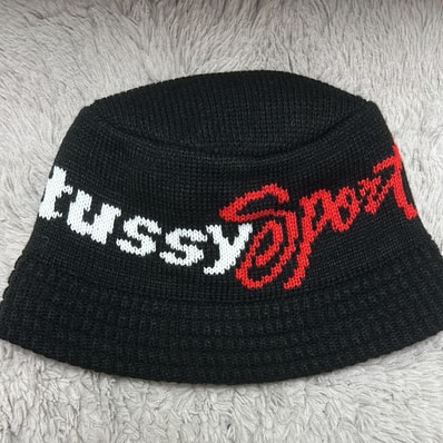 Stussy Knit Bucket Hat Stussy Sport "Black"